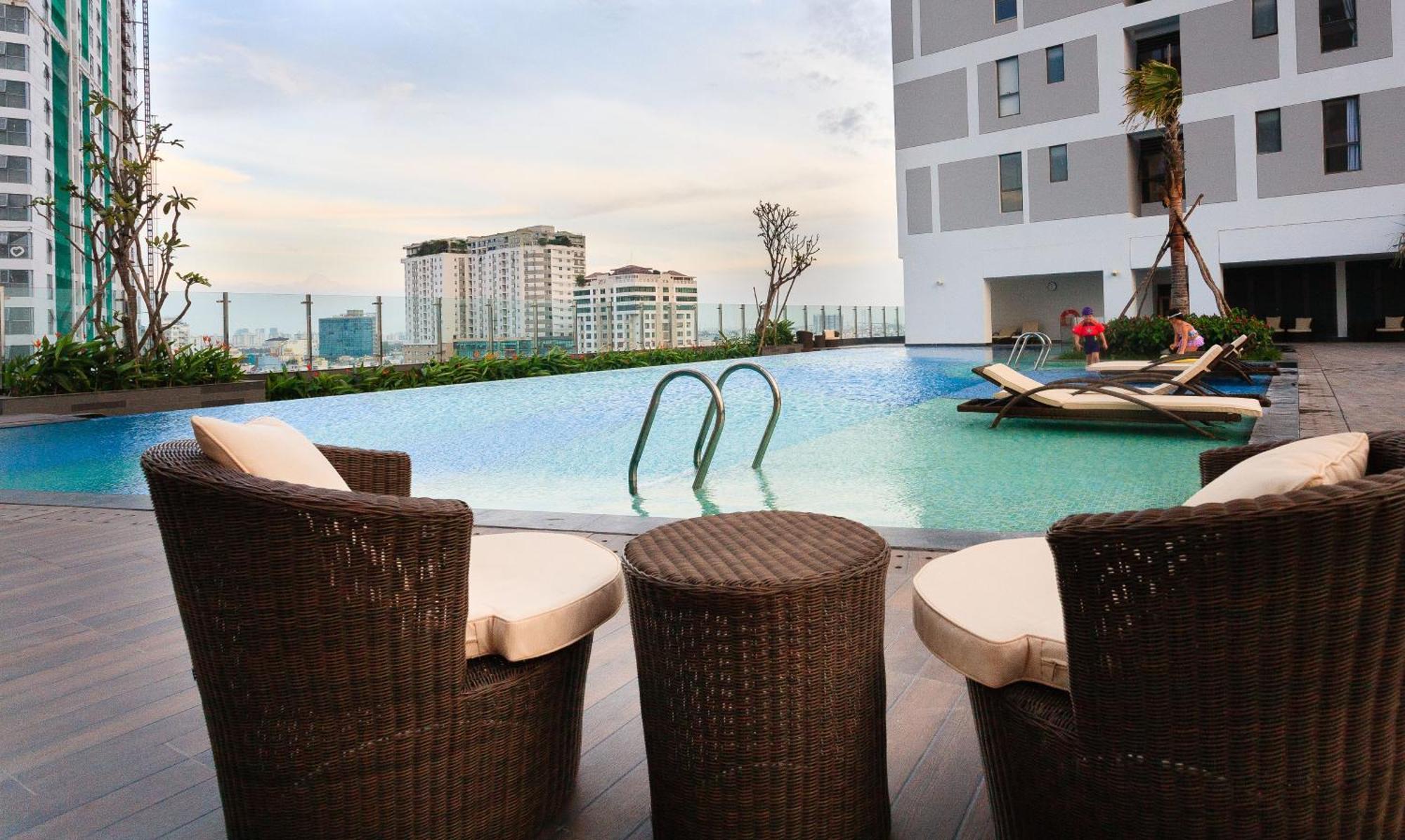 Min' Apartment - Rivergate Residence Downtown Bui Vien - Free Pool Cidade de Ho Chi Minh Exterior foto