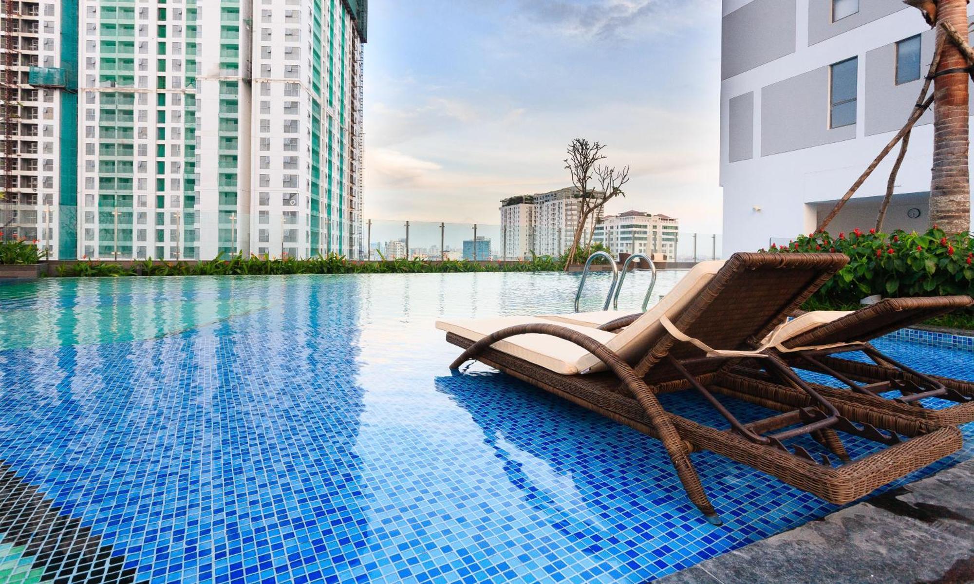 Min' Apartment - Rivergate Residence Downtown Bui Vien - Free Pool Cidade de Ho Chi Minh Exterior foto